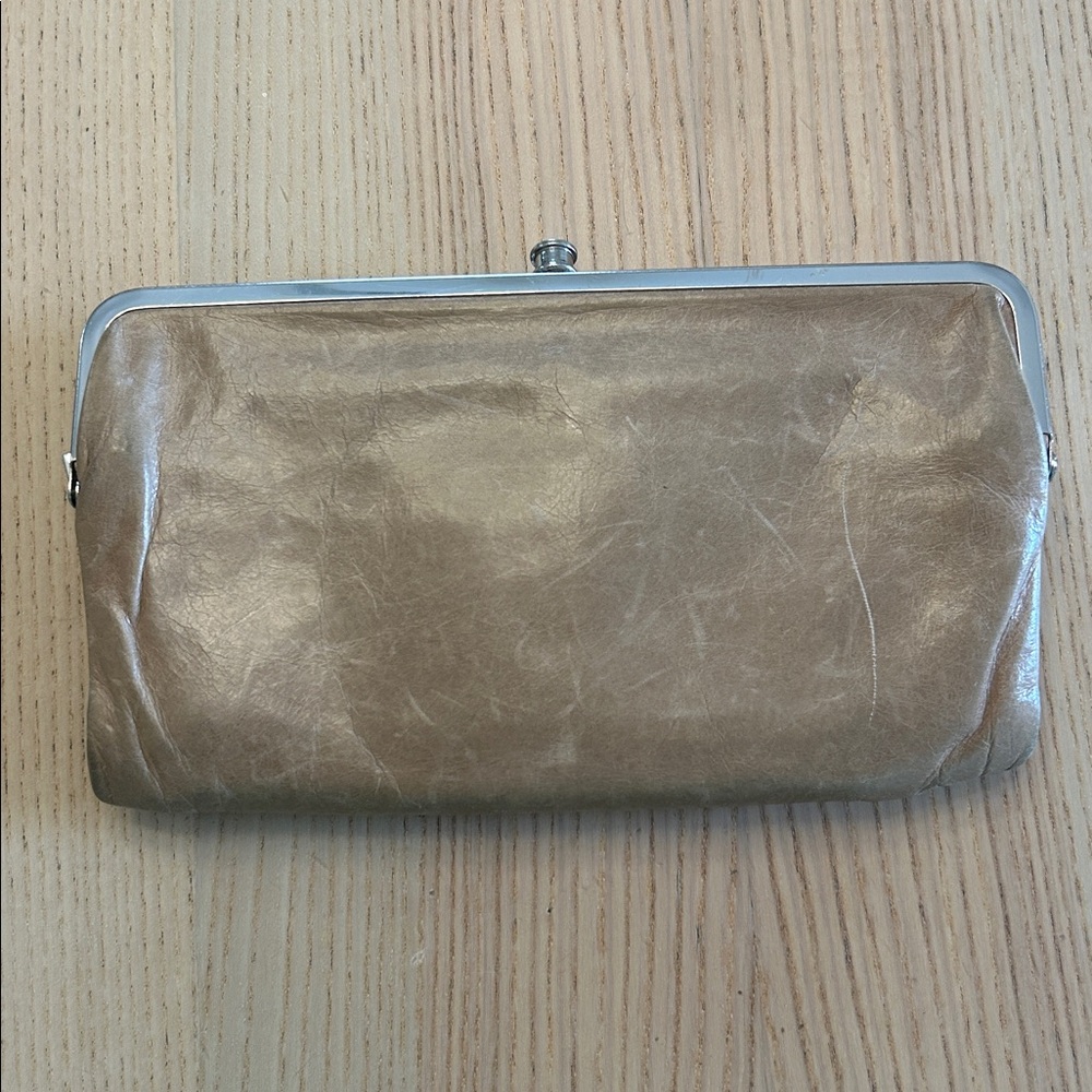 Leather Hobo Wallet